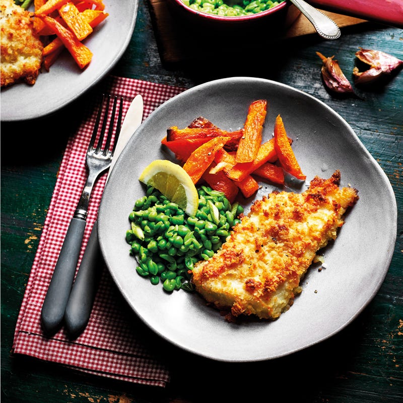 Photo of Fish & butternut squash chips by WW