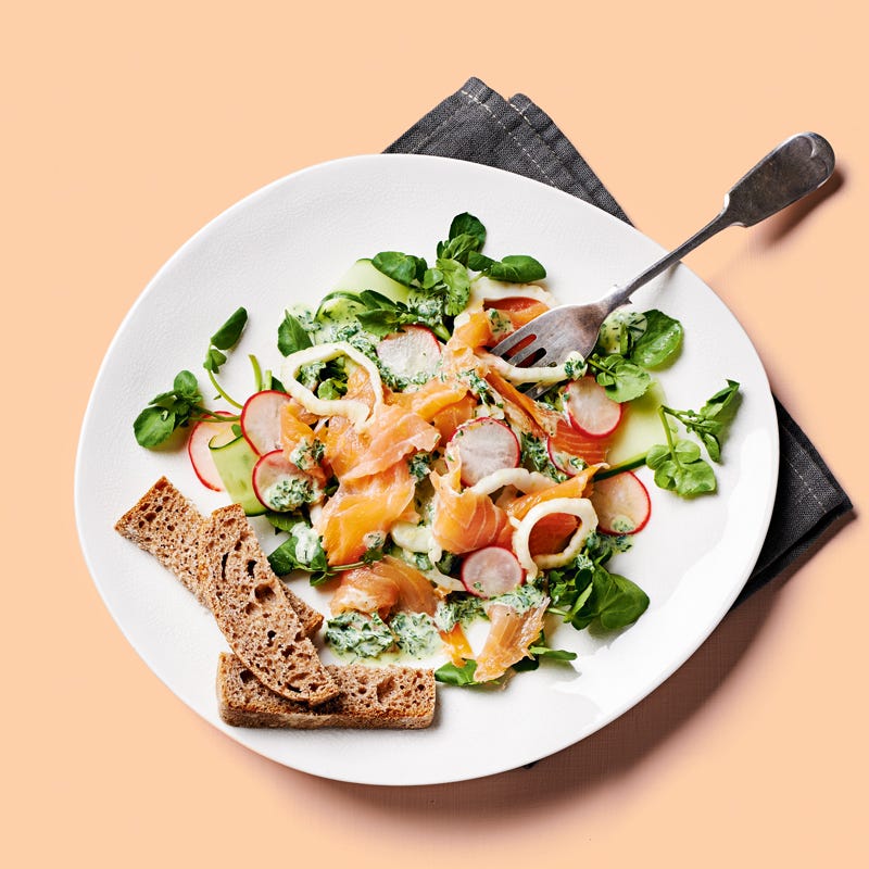 Photo of Zesty salmon with fennel & watercress salad by WW