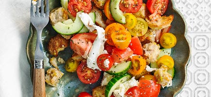 Mozzarella & tomato panzanella