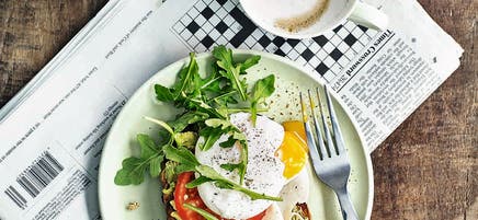Turkey, egg & avo breakfast