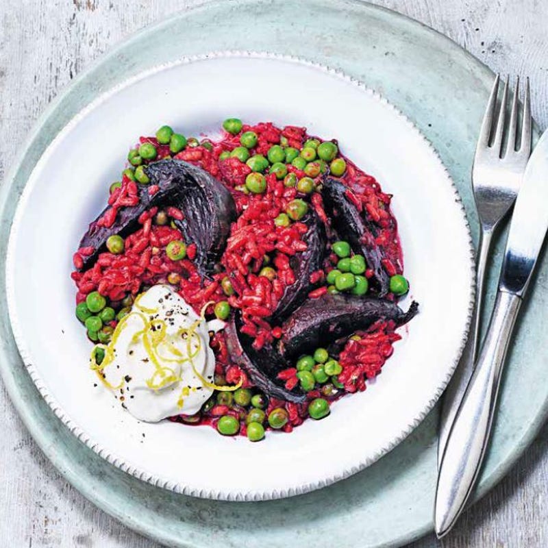 Photo of Beetroot & pea risotto by WW