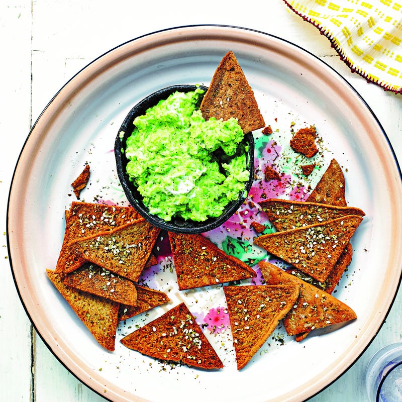 Photo of Pea & mint dip with melba toasts by WW