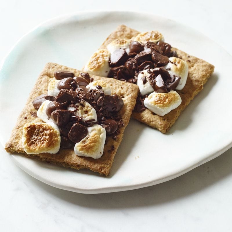 Photo of Open faced s'mores by WW