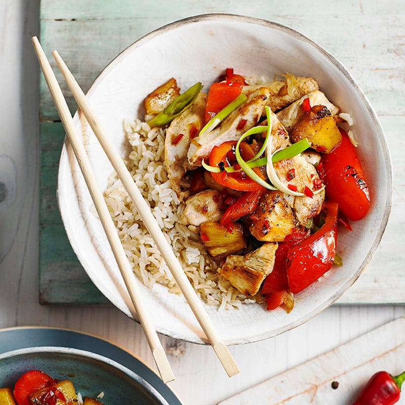 Photo of Chicken & pineapple stir fry by WW