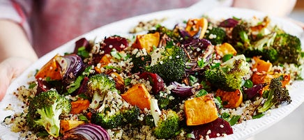 Quinoa & roasted veg salad