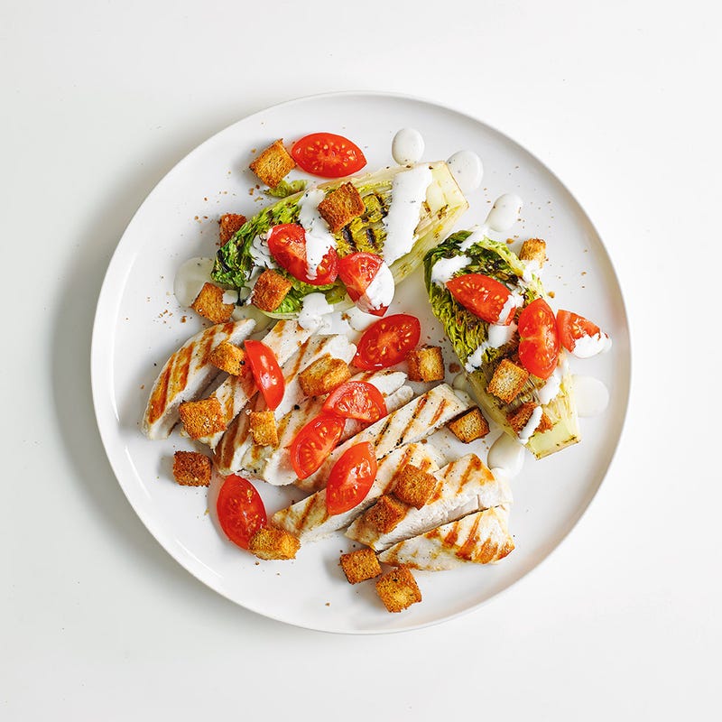 Photo of Griddled lettuce Caesar salad by WW