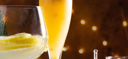 Passion fruit Bellinis