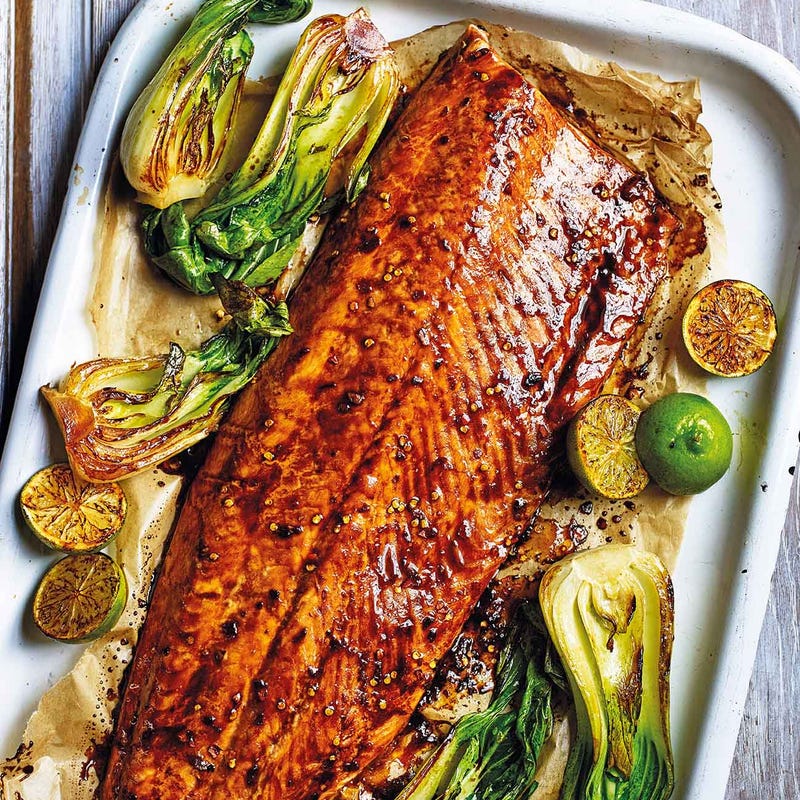 Photo of Balsamic, maple & chilli glazed salmon by WW