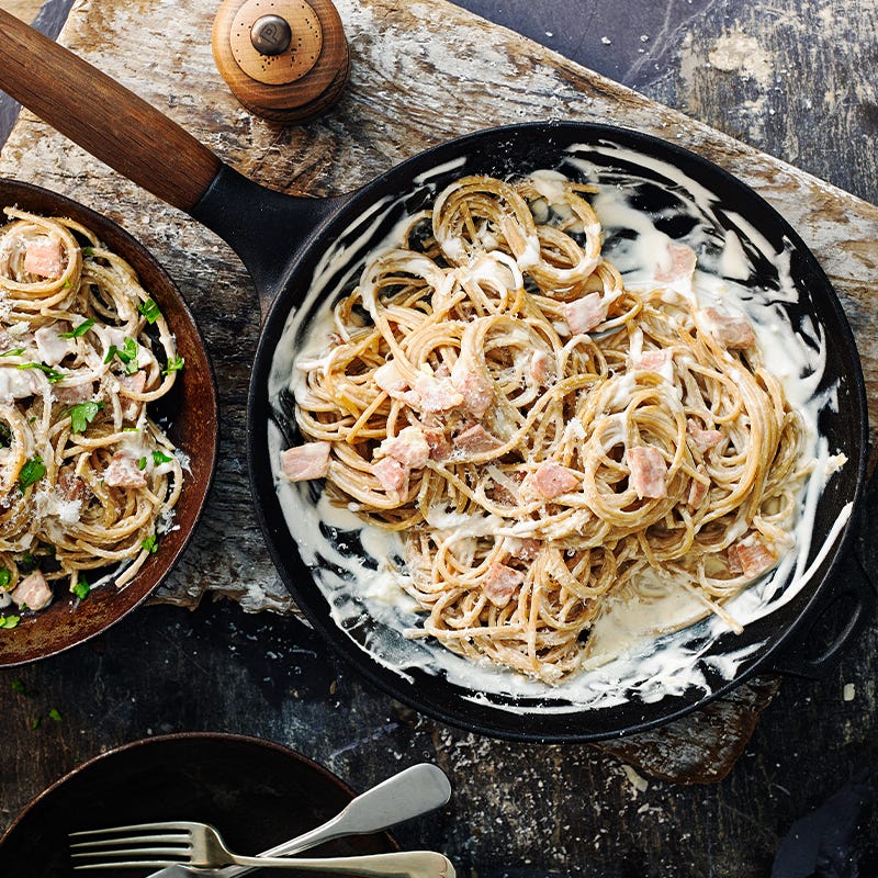 Photo of Wholewheat spaghetti carbonara by WW