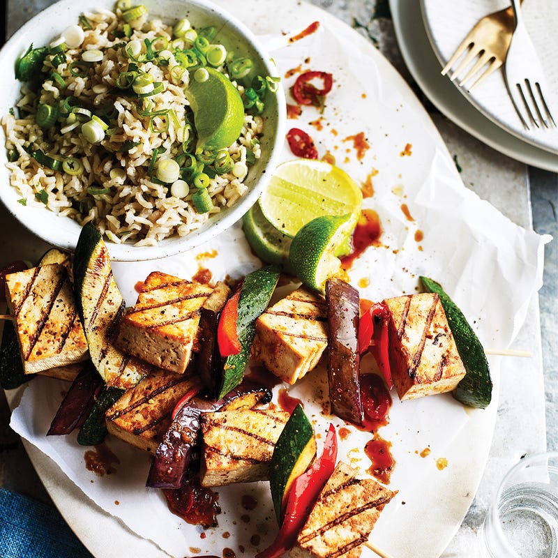 Photo of Tofu kebabs & rice salad by WW