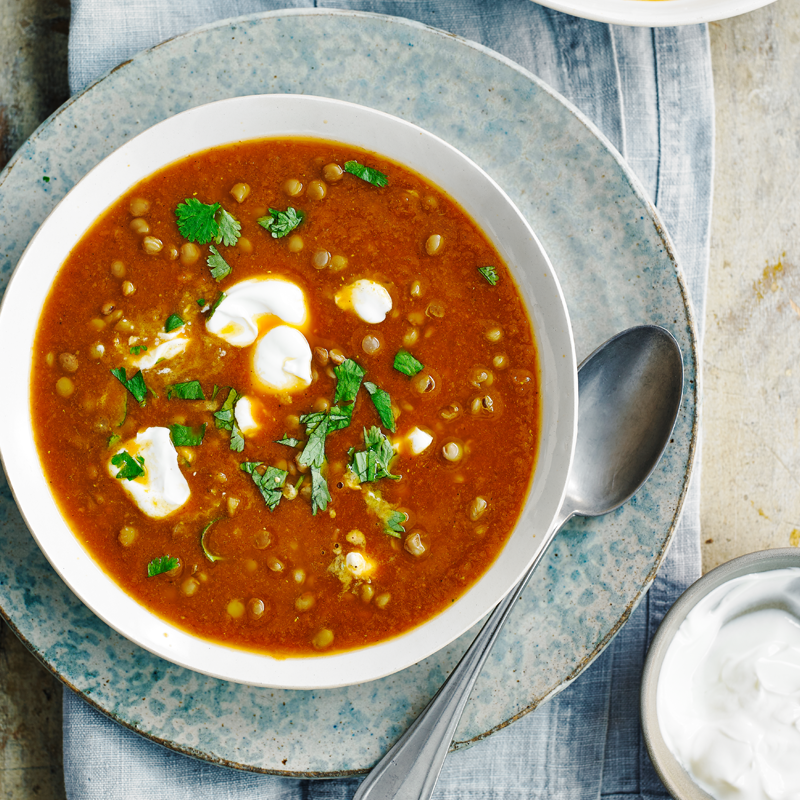 Photo of Spiced carrot & lentil soup by WW