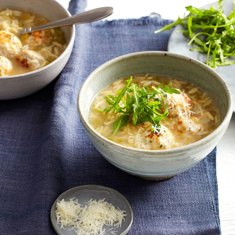 Photo of Rosemary turkey meatball soup by WW