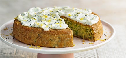 Courgette, lemon & poppy seed cake