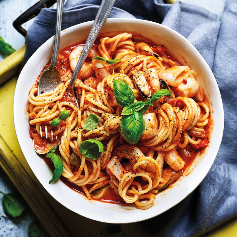Photo of Quick seafood pasta by WW
