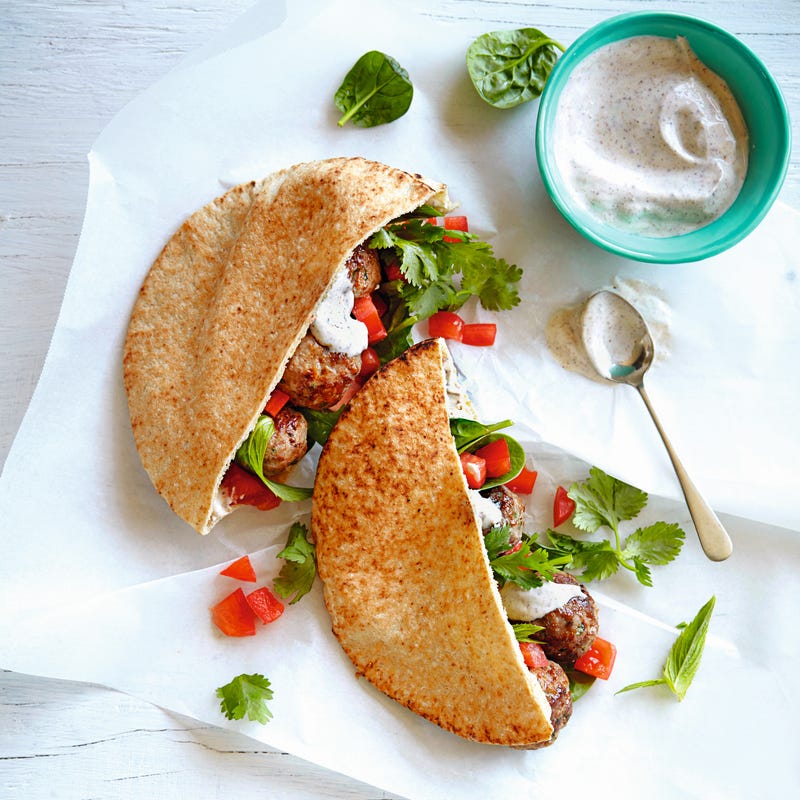 Photo of Kofta meatball pittas by WW