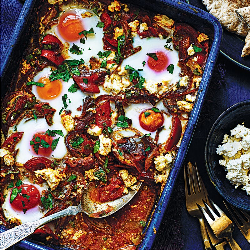 Photo of Baked eggs with harissa & feta by WW