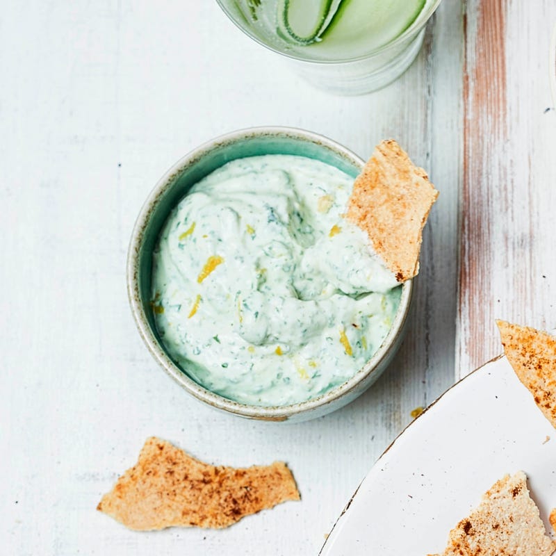 Photo of Basil & lemon dip with peppers by WW