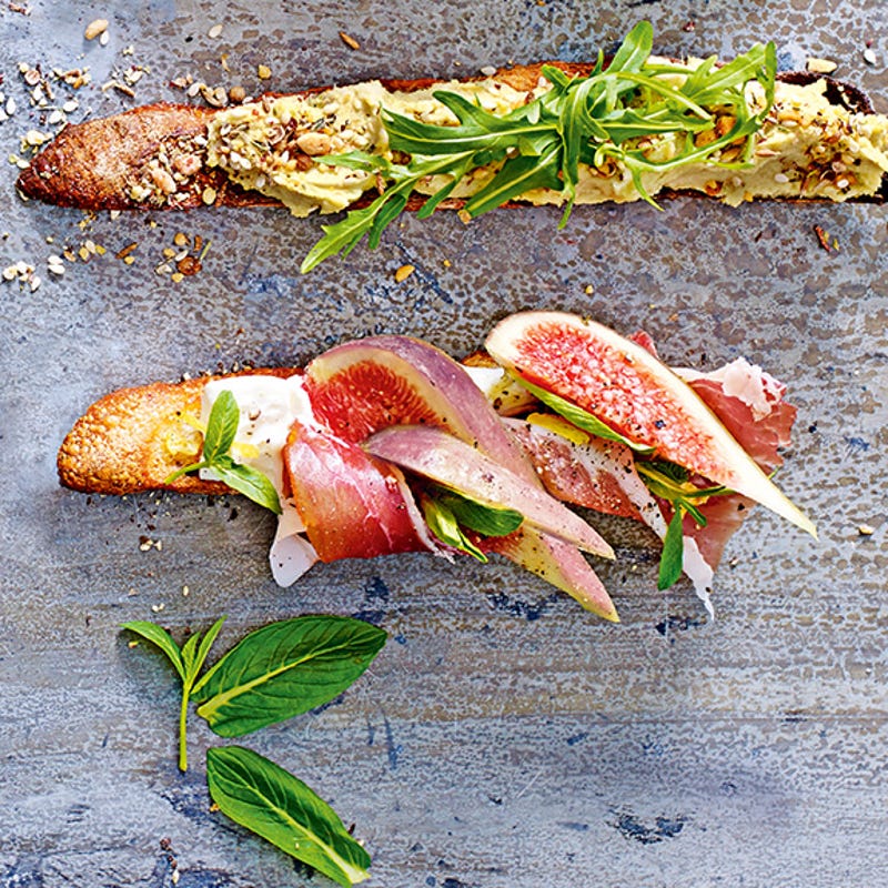 Photo of Prosciutto & fig bruschetta by WW