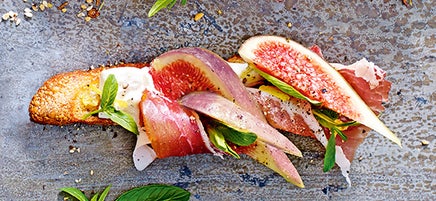 Prosciutto & fig bruschetta