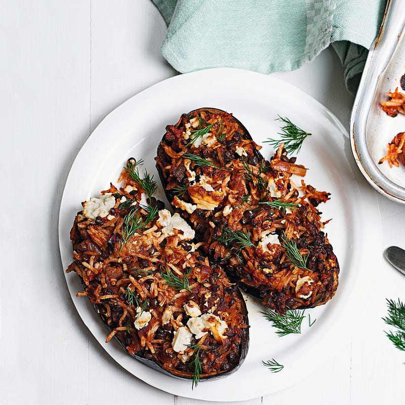 Photo of Stuffed aubergines with dill & feta by WW