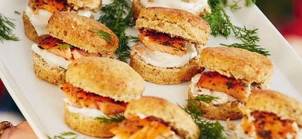 Mini dill scones