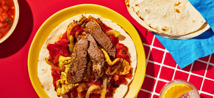 Grilled steak tacos