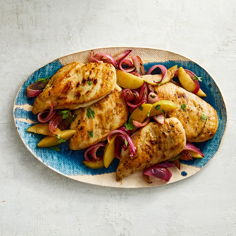 Apple-Braised Chicken