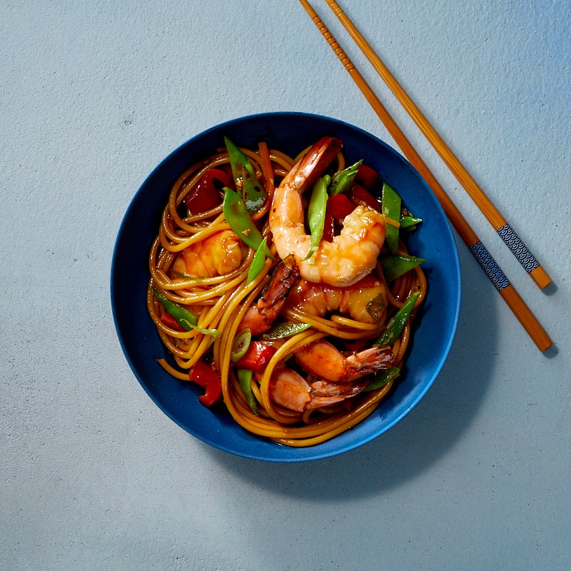 Shrimp and Vegetable Lo Mein