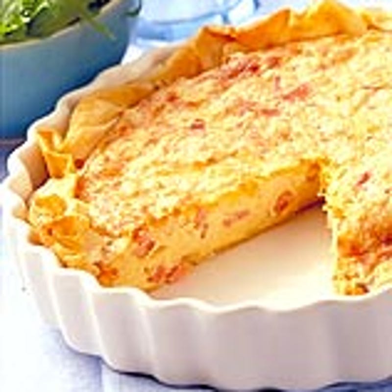 Photo of Bacon-and-Swiss quiche with phyllo crust by WW