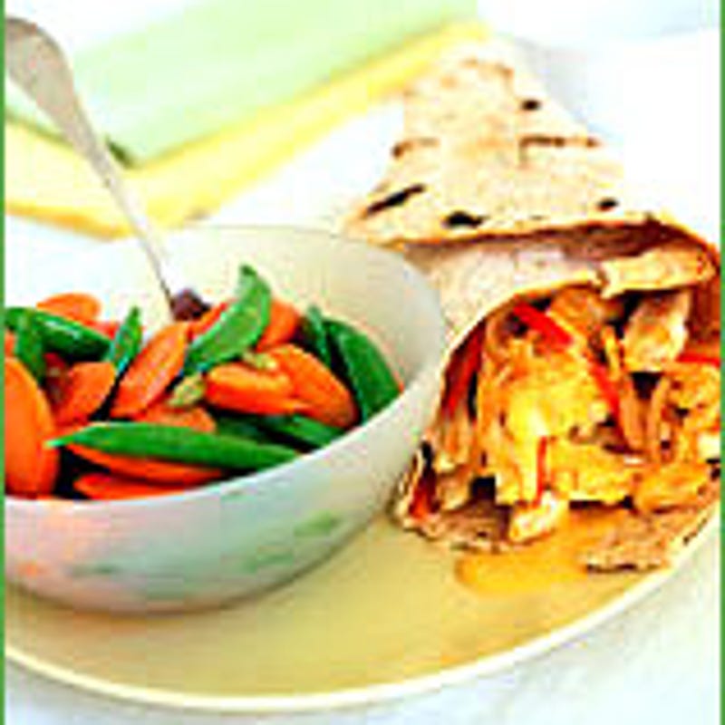 Photo of Glazed carrots and sugar-snap peas by WW