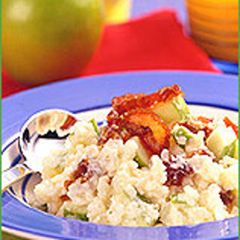 Photo of Creamy rice pudding with apples and dates by WW