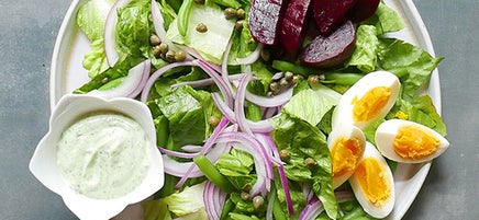 Summer vegetable salad
