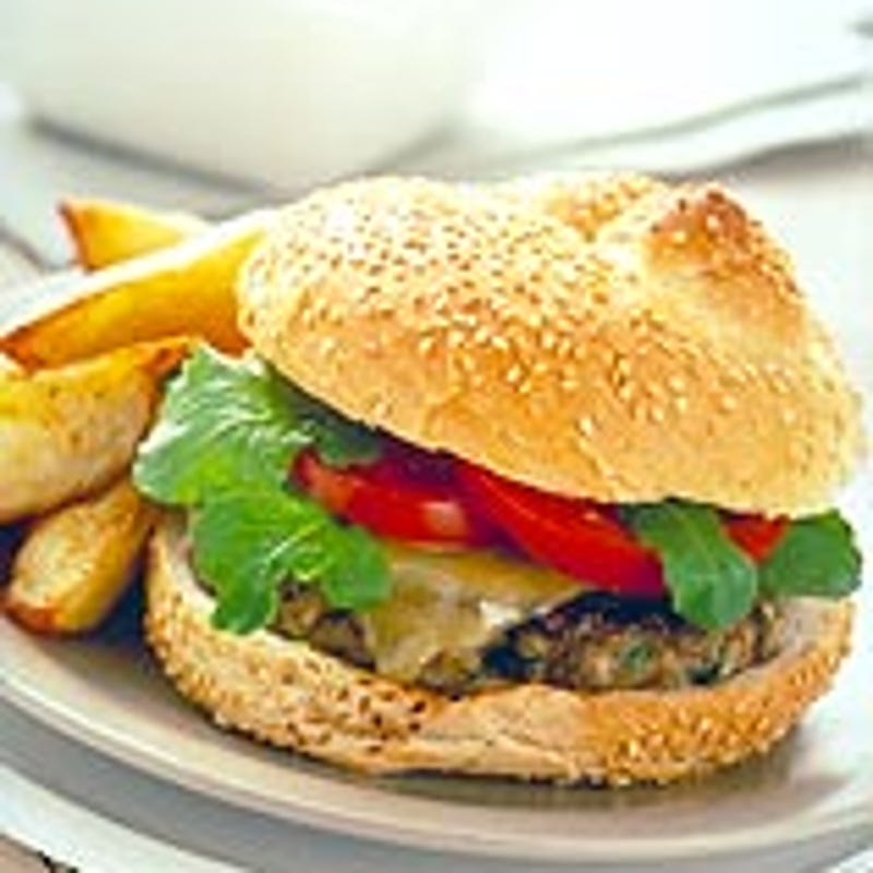 Photo of Cheeseburger with fries by WW
