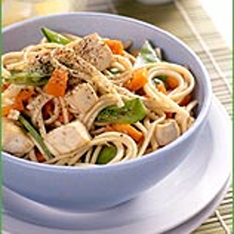 Photo of Japanese noodles with garlic-toasted tofu by WW