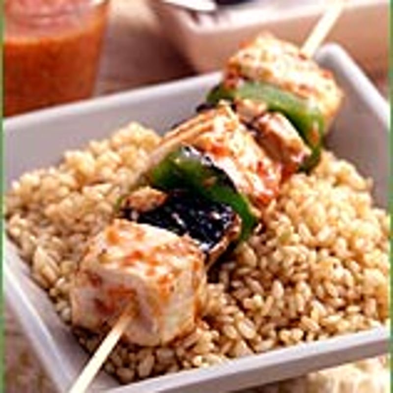Photo of Halibut kebabs with spicy pepper sauce by WW