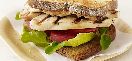 Grilled Chicken Sandwiches With Chipotle Mayonnaise