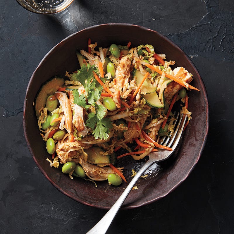 Asian noodle-peanut salad