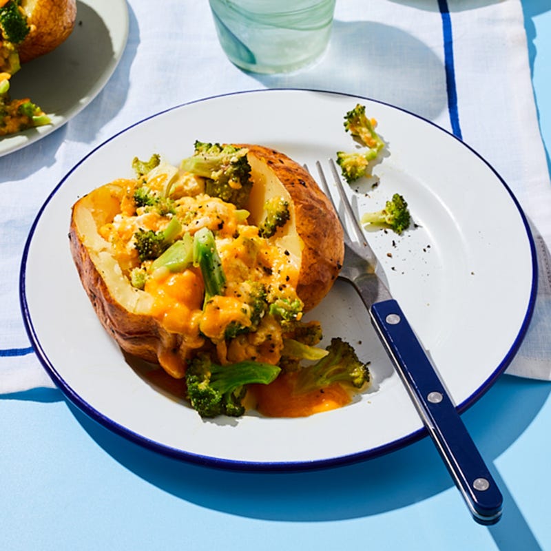 Photo of Broccoli-cheddar stuffed potatoes by WW