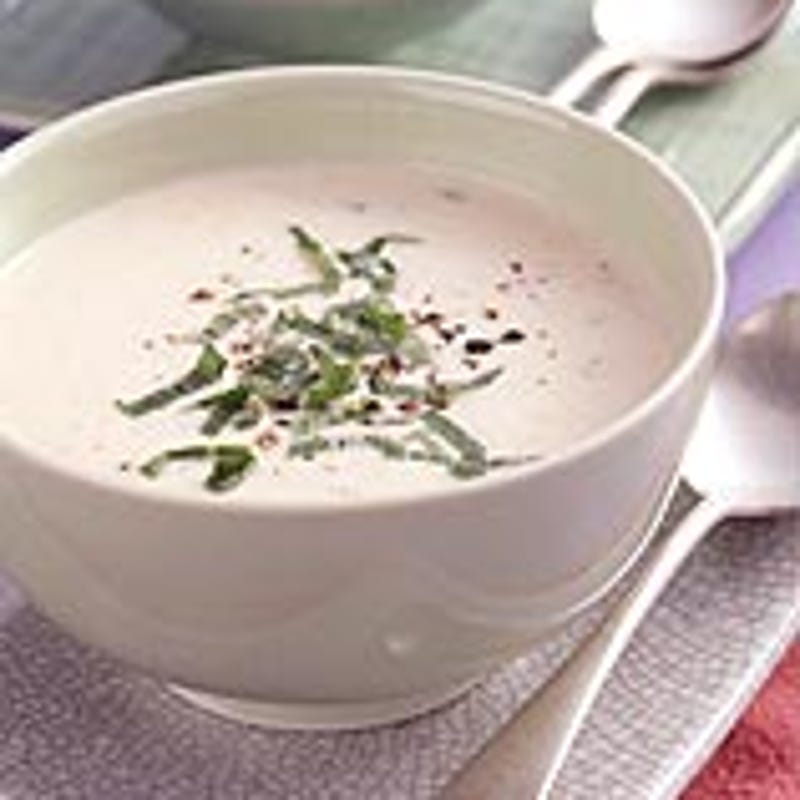Photo of Chilled white bean and mint soup by WW