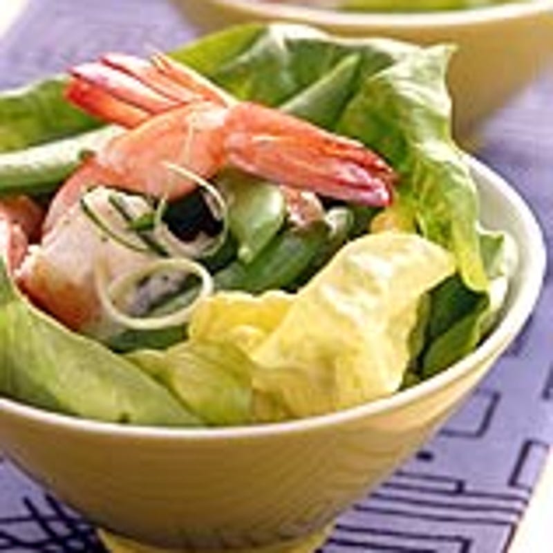 Photo of Ginger-shrimp and snap pea salad by WW