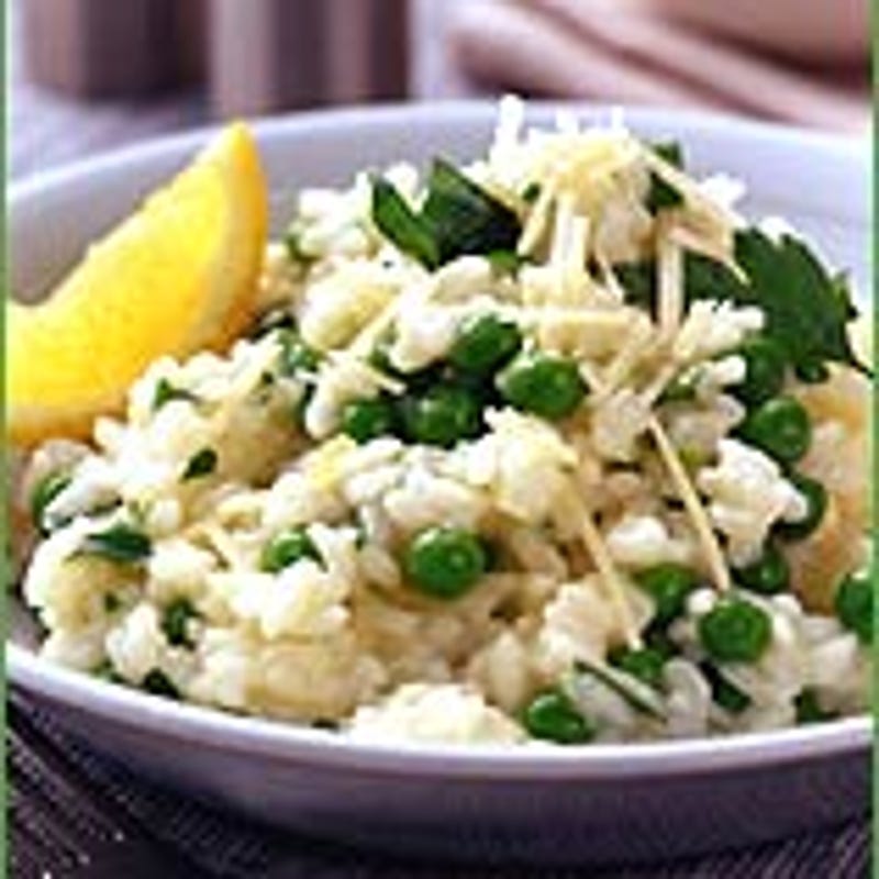 Photo of Recipe renovation: Parmesan-pea risotto by WW