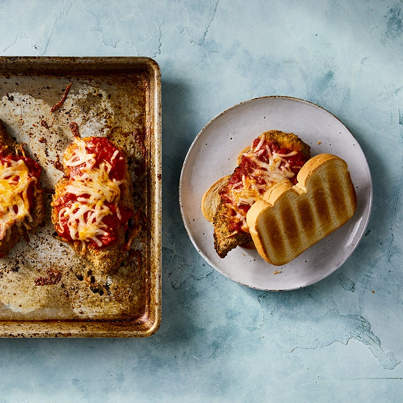 Baked Chicken Parmesan Sandwiches