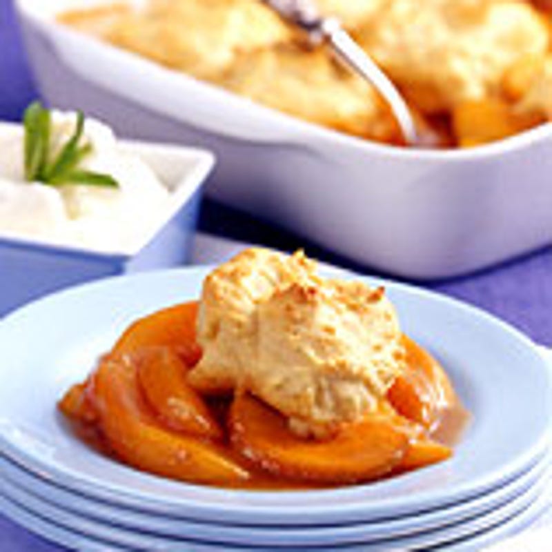 Photo of Peach cobbler by WW