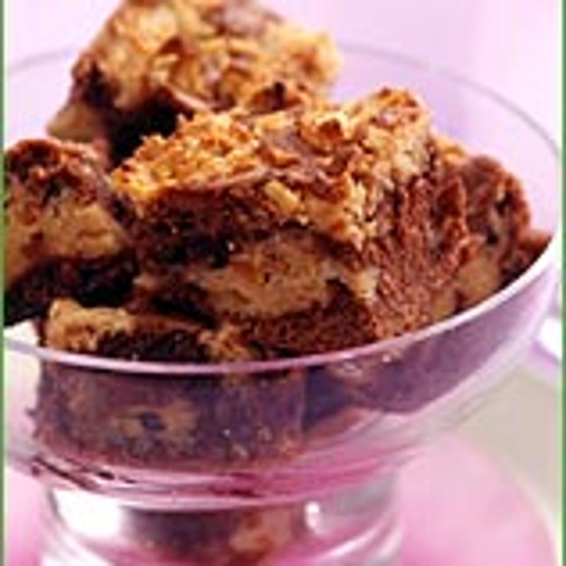 Photo of Chocolate peanut butter swirl brownies by WW