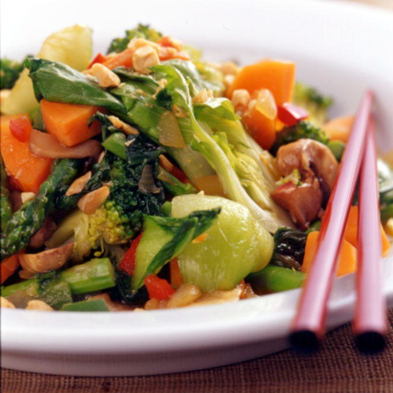 Photo of Vegetable-peanut stir-fry by WW