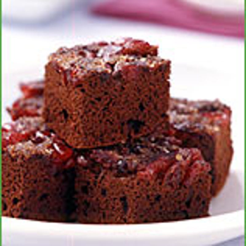 Photo of Cranberry upside-down brownies by WW