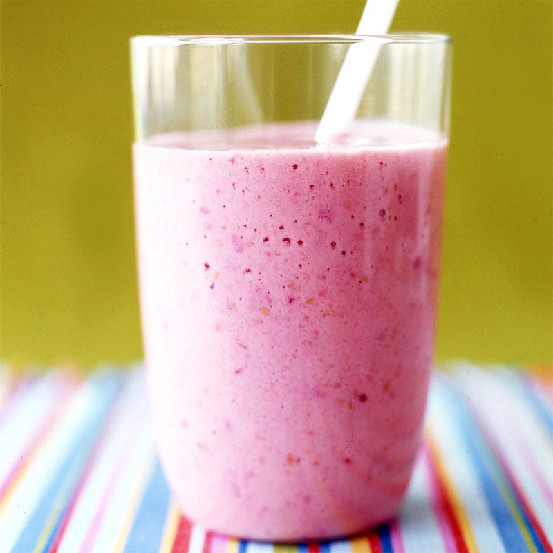 Photo of Raspberry-peach smoothie by WW