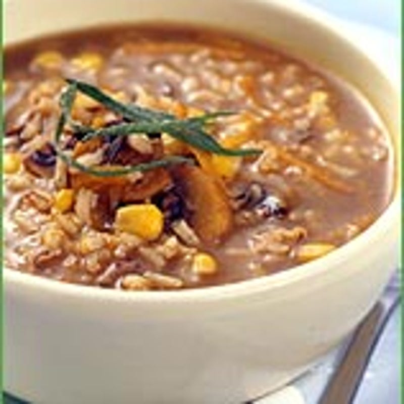 Photo of Wild Rice, Barley, Corn and Mushroom Soup by WW