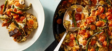 Spring Vegetable Strata