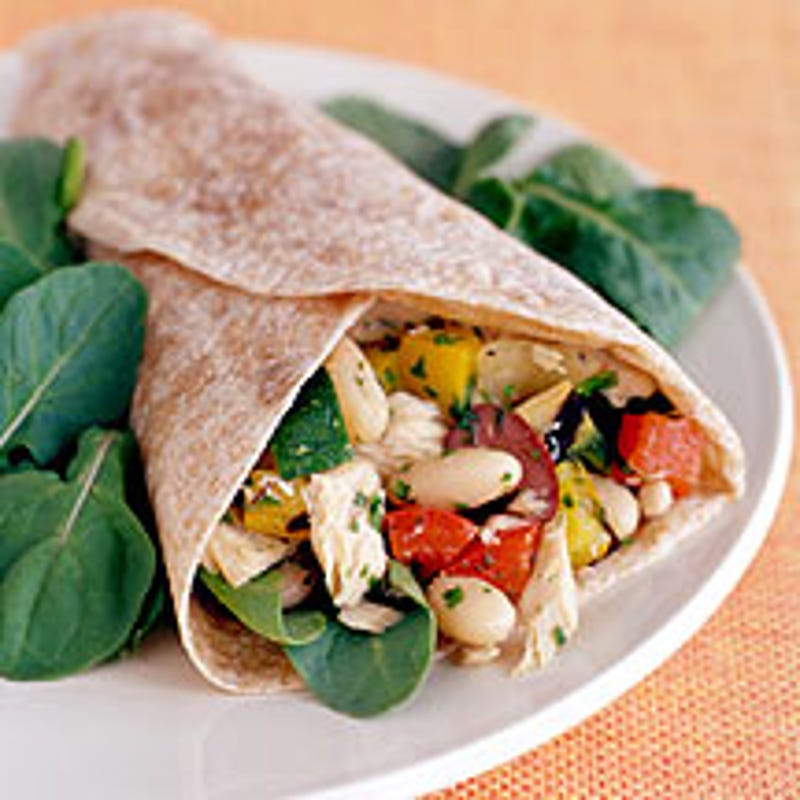 Photo of Tuscan tuna and grilled vegetable wraps by WW